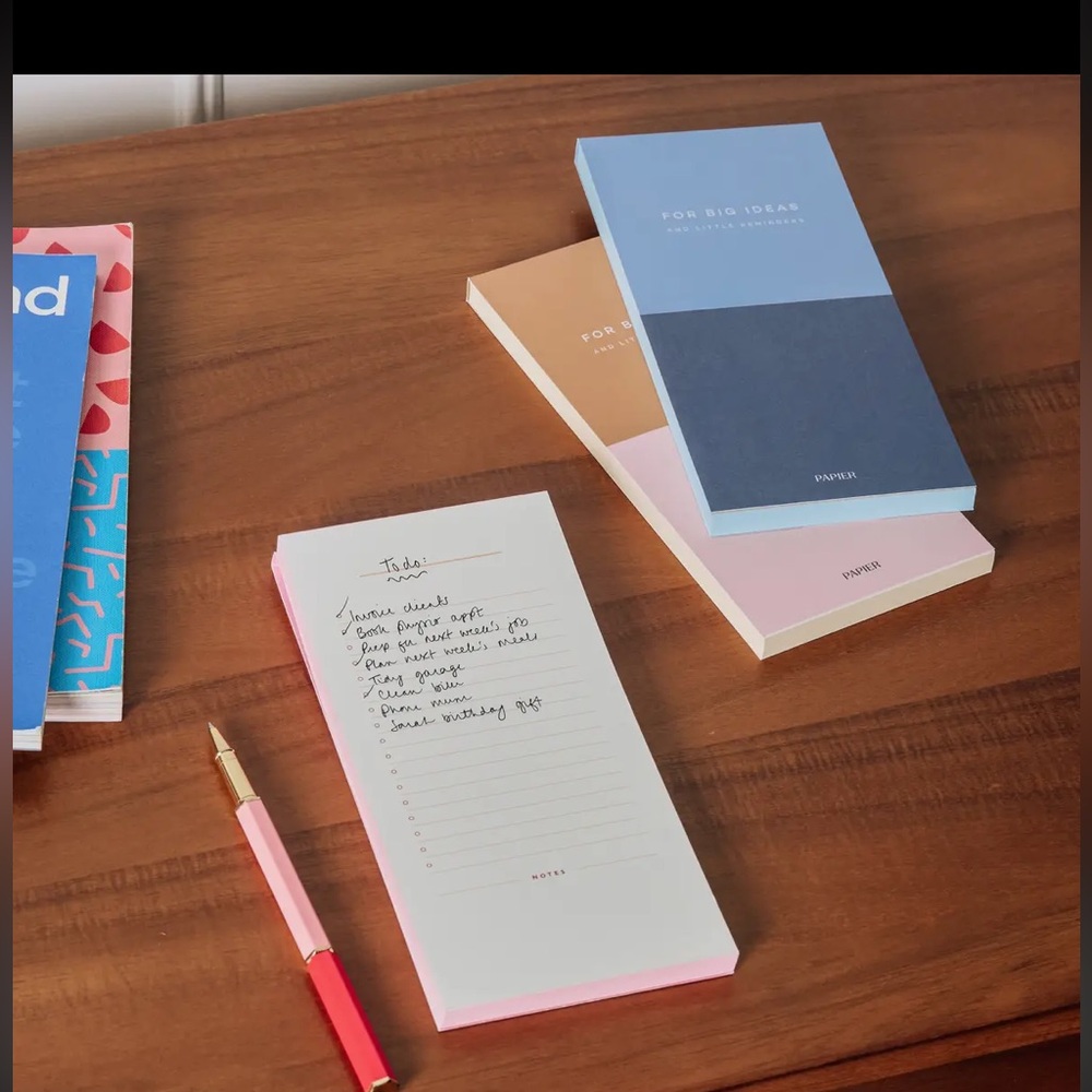 PAPIER SET OF 3 NOTEPADS